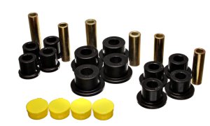 Dodge Ram 1500 Leaf Spring Bushing Set - Rear - Energy Suspension - Performance Polyurethane - Black - `02-`05 Dodge Ram 1500 Leaf Spring Bushing Set - Rear - Energy Suspension - Performance Polyurethane - Black - `02-`05